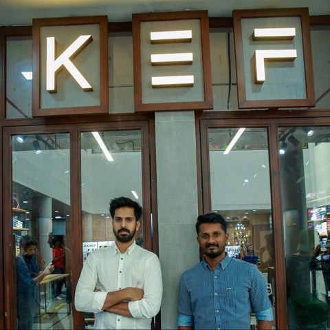 KEF clothing ceo Sai and co founder samad