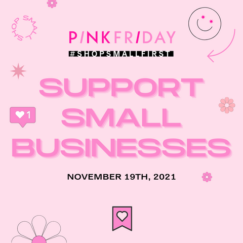 Shop Small First with The Boutique Hub's PINK FRIDAY collaboration - support small business!