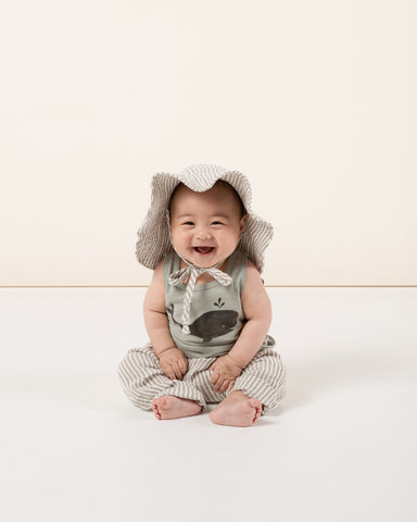 Rylee + Cru Button Jumpsuit ~ Olive Check