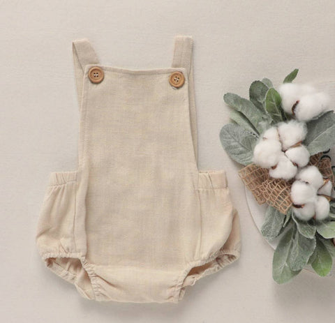 Day grow mama siesta organic cotton bubble romper for baby - flat lay shot for barn chic boutique