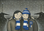 Bury Giftwith her on a Saturday Ltd Edition Football Print by Paine Proffitt | BWSportsArt