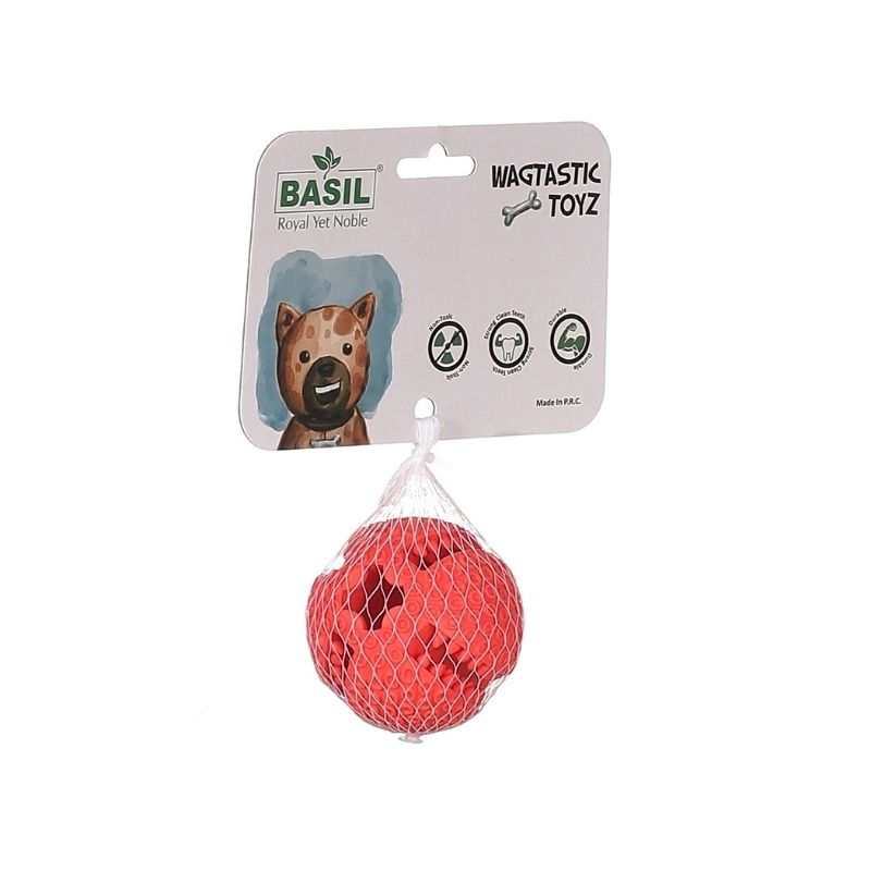 Buy Basil Dog Toys Dumbbell with Hollow Center for Treats at