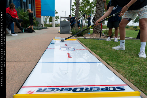 Stick handling in hockey is one of the most important skills to train in the summer. Pavel Barber chooses SuperDekerPRO for summer training.