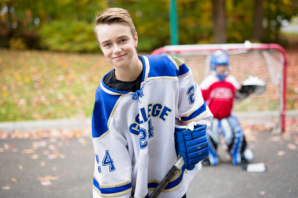 The SuperDeker hockey training tool is the perfect at-home training device for young hockey players!