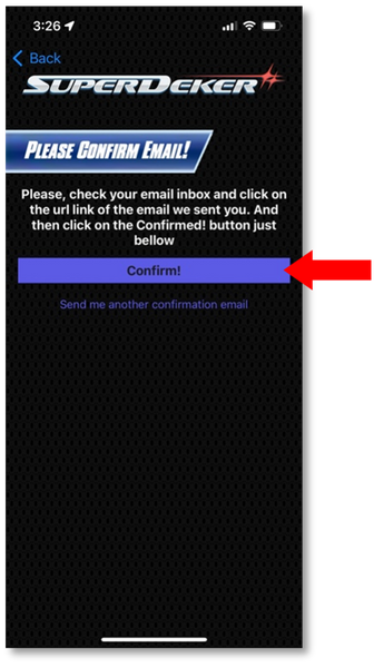 SuperDeker App Confirm