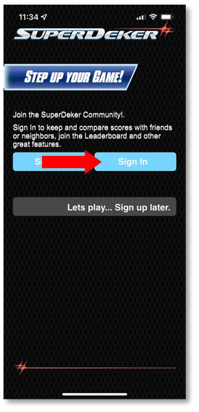 SuperDeker App Signin