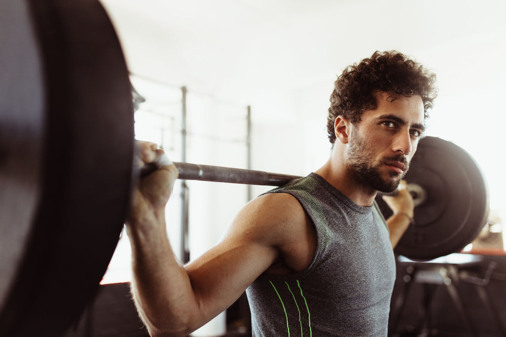 Squats are a great off ice hockey workout program exercise for building strength and speed on the ice.