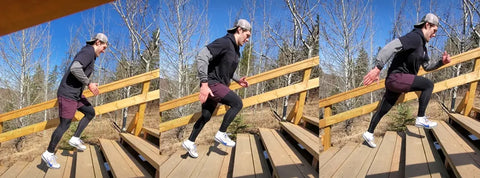 Using the stairs for Hockey Conditioning is a greeat hockey leg workout. Conditioning on the stairs should be added to your hockey off season training program.