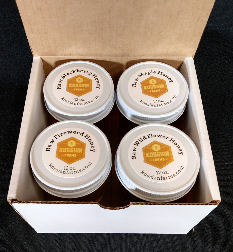 golden door farms 3-pack delightful honey collection, gourmet flavored honey sampler,