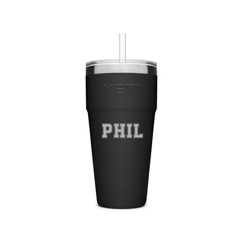 YETI RAMBLER 25 OZ STRAW MUG BLACK – River Birch Gifts