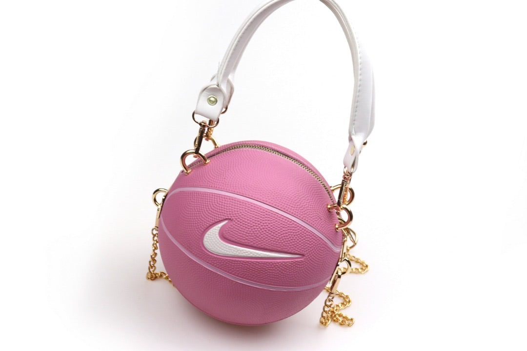 purple basketball bag