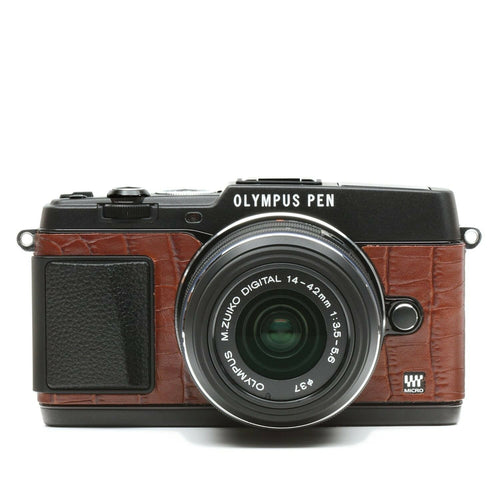 Camera Leather decoration sticker for Olympus PEN E-PL5 & E-PL6