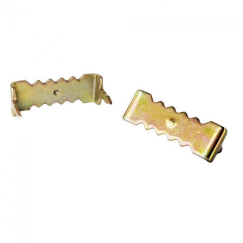  Small Brass Finish Nailess Sawtooth Picture Hangers