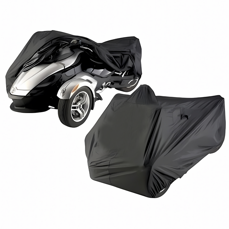 Heavy Duty Cover Can Am Spyder Tour Half Black | | Formosa Covers