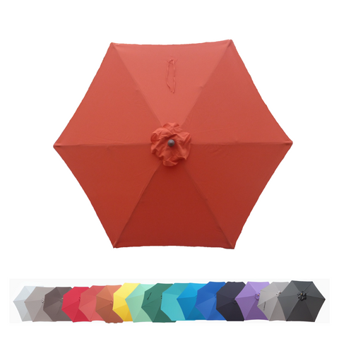 different colors umbrellas