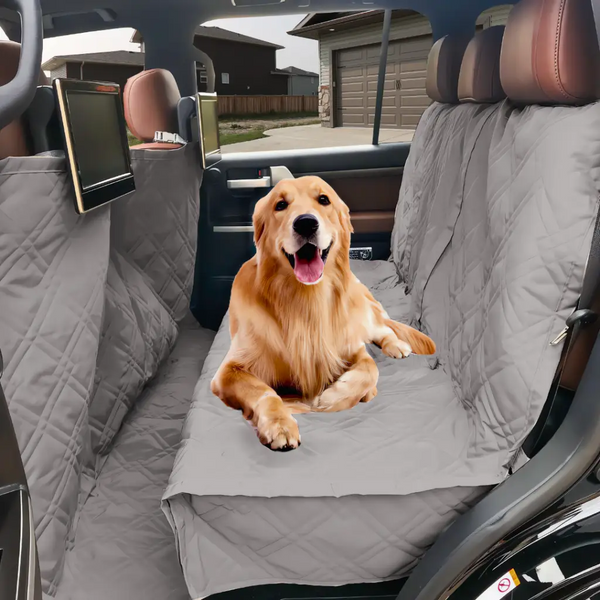 Single Car Seat Cover For Dogs And Pets Black