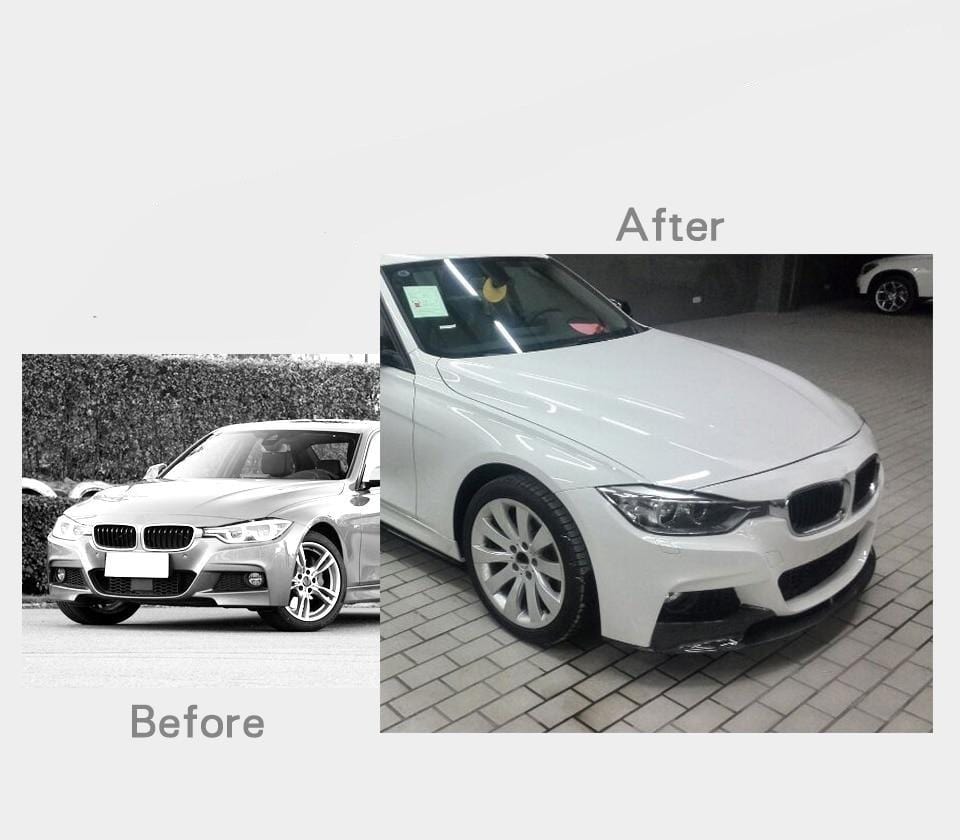 Bmw F30 F31 M Sport Carbon Fiber Front Lip Splitter Rhm Tuning