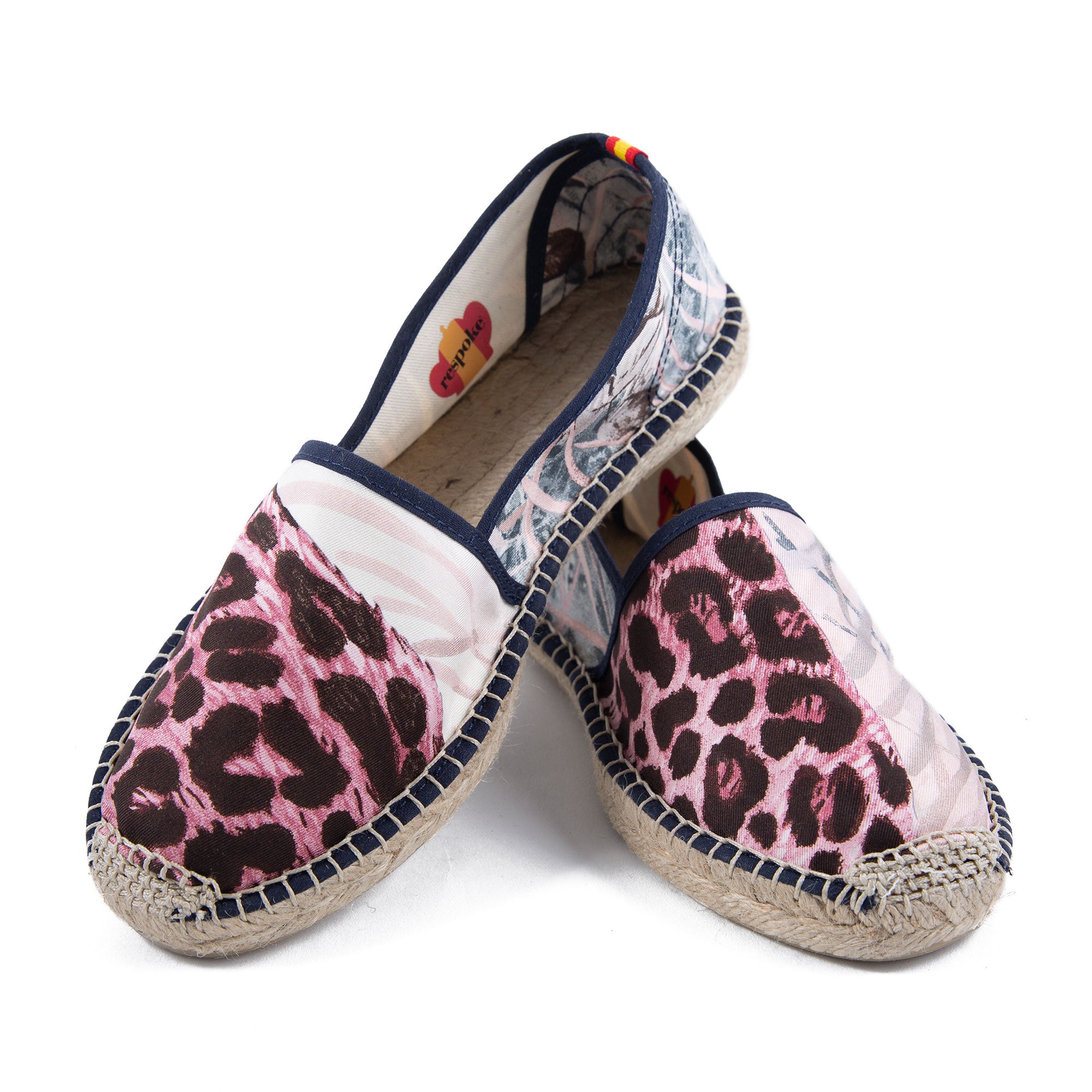 spannend te ontvangen Verliefd SARA Pink/Leopard Espadrilles – Respoke
