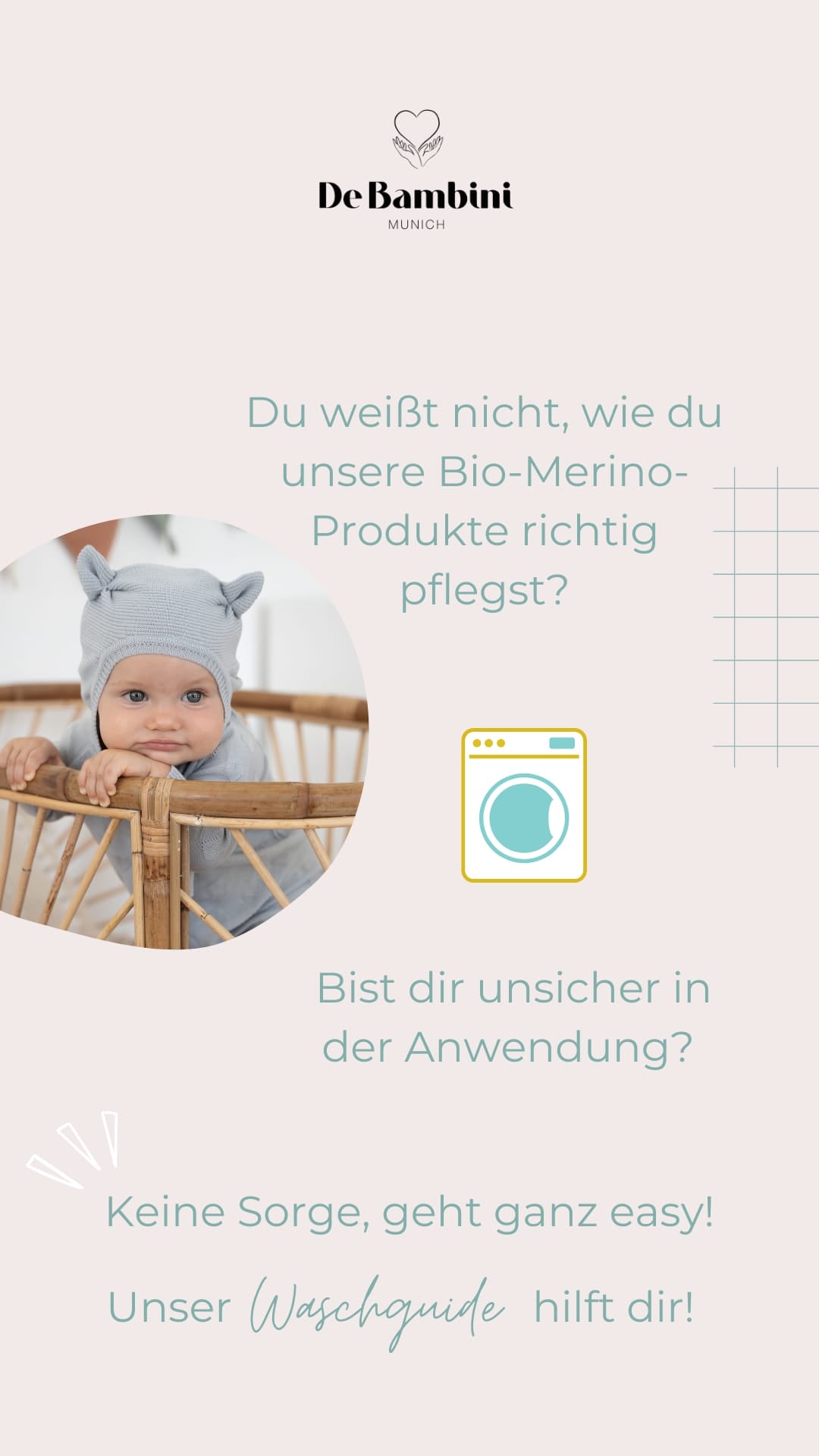 Die besten Tipps für das Waschen von Bio-Merino-Wolle - DE BAMBINI Munich