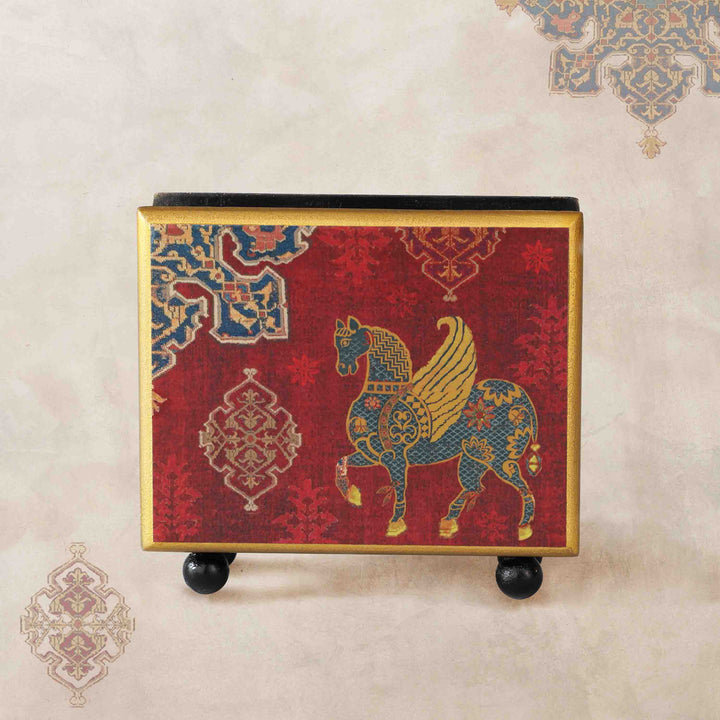 Buy Tissue Box - Maroon Turkish online in india