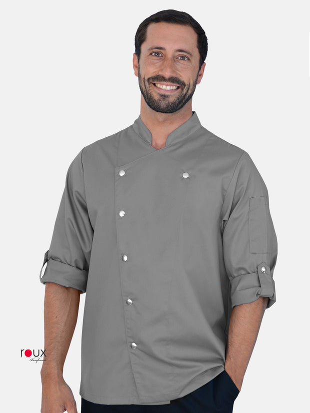 Chef's Jacket Grey Turin | Chef Coats & Chef Wear | Roux Professional