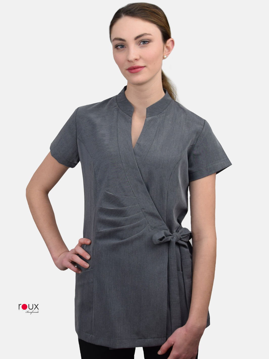 Tunic Grace Spa Wrap Tunic Spa Uniform Beauty Uniforms Roux Professional 0611