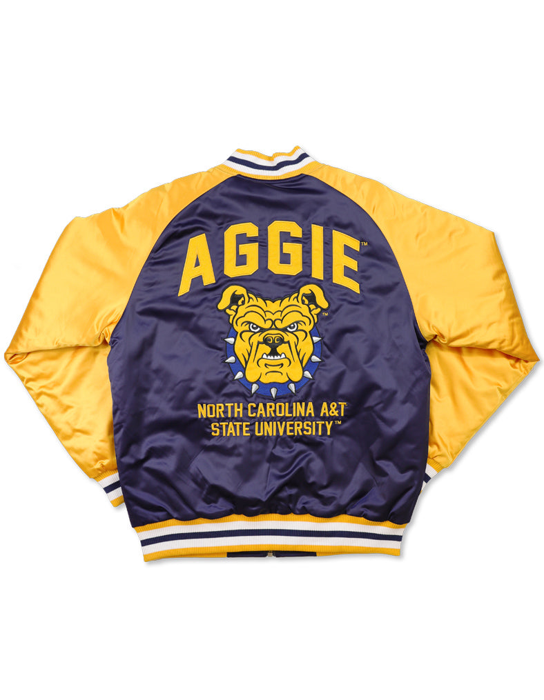 NORTH CAROLINA A&T BASEBALL JACKET - Greek CertiPHIed Apparel