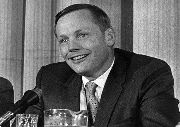 neil armstrong smiling