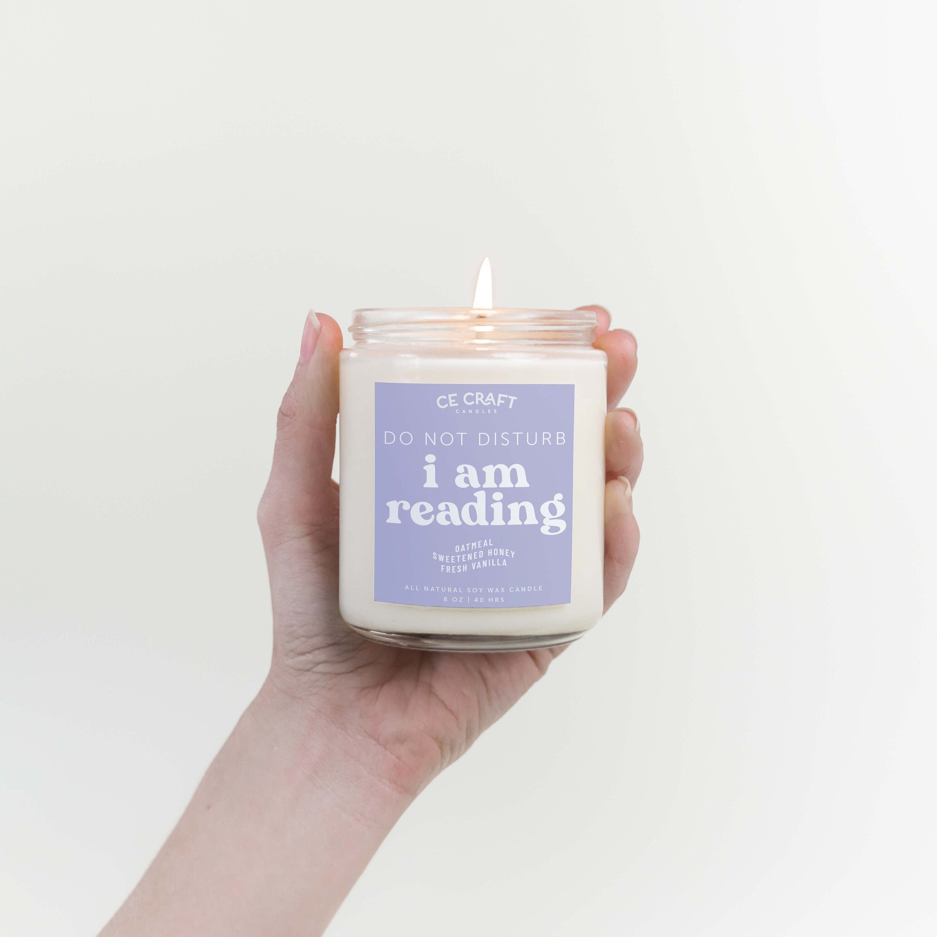 Do Not Disturb I'm Reading Soy Wax Candle
