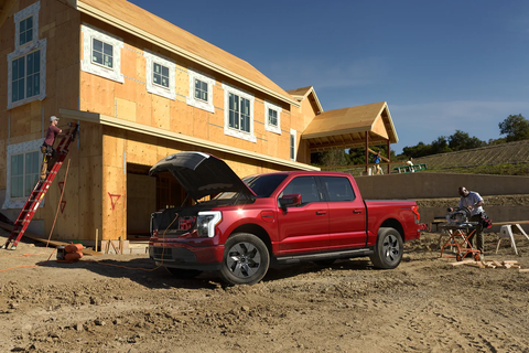 ford f 150 lightning frunk