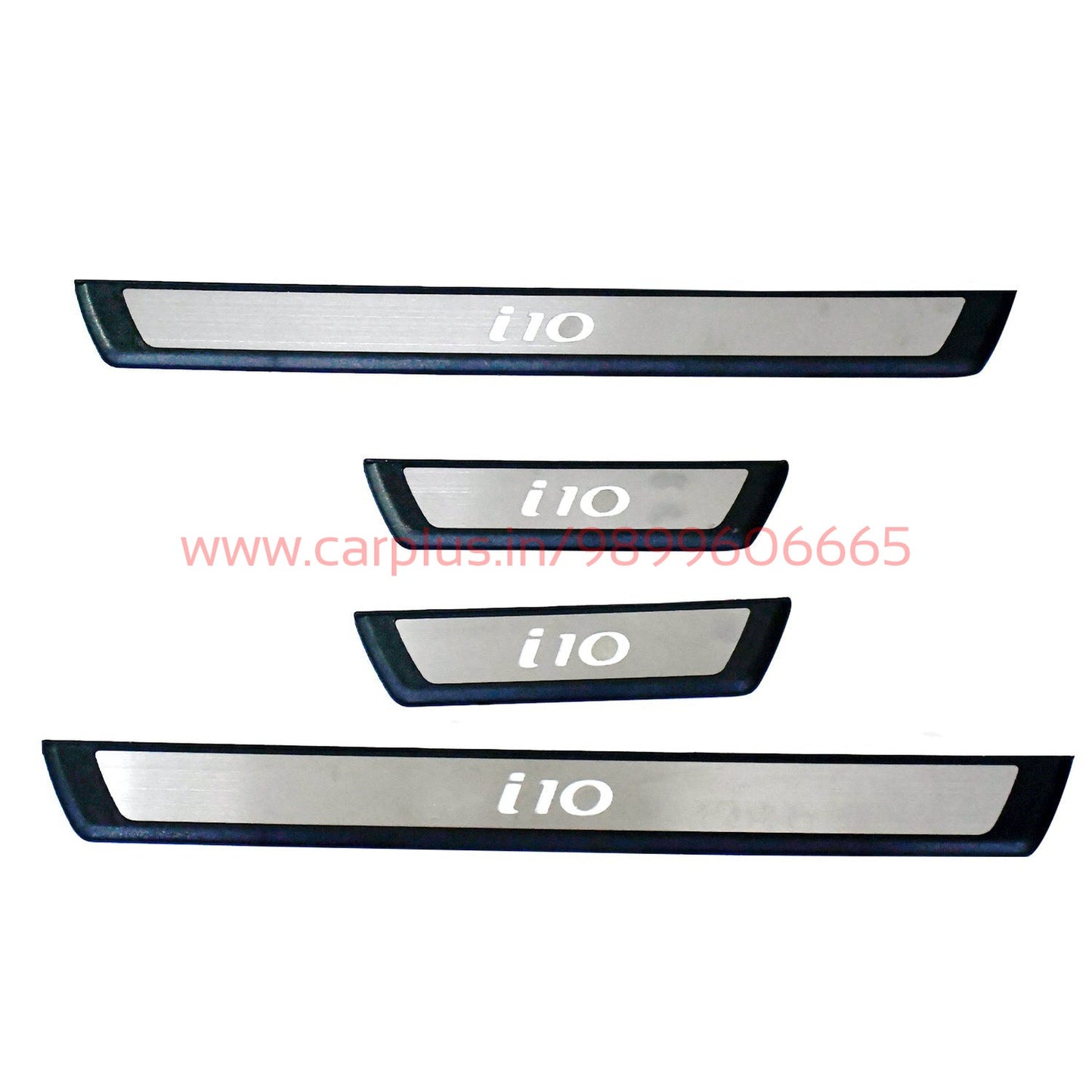 Door sill plates for Toyota Prius Yaris CHR stainless steel brushed chrome