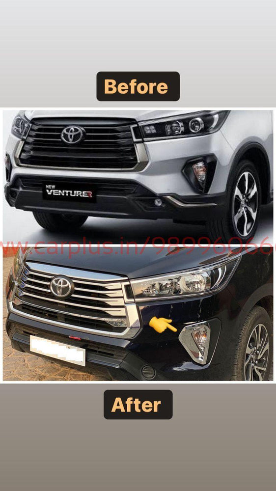 KMH Front Fog Light Cover Chrome For Toyota Innova Crysta (2nd GEN) –  CARPLUS