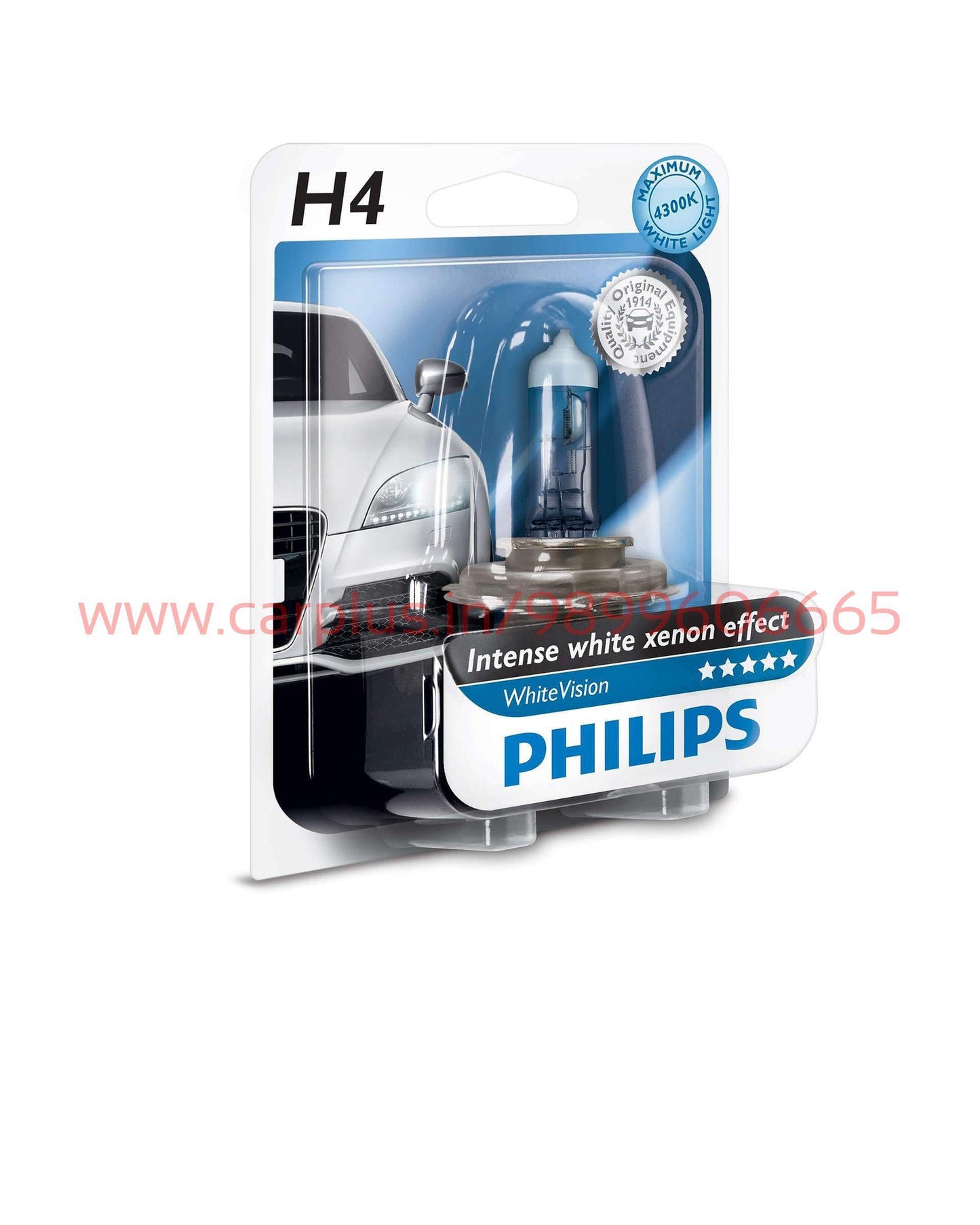 Philips RALLY H4 Bulb 130/100W (1 Pcs)-8711500774453 – CARPLUS