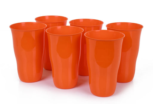 Bugucat 8pcs Plastic Cups 280ml, Reusable Drinking Tumbler Cups Plasti