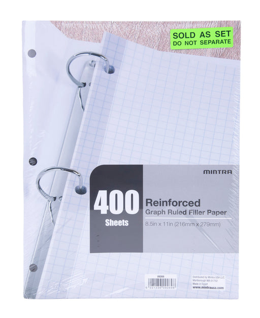 Five Star Loose Leaf college rule Paper, 3 Hole Punched, Reinforced Filler  Paper