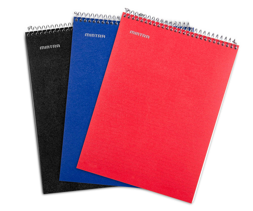 1 subject 100 sheets 8.5x11 spiral bound notebook