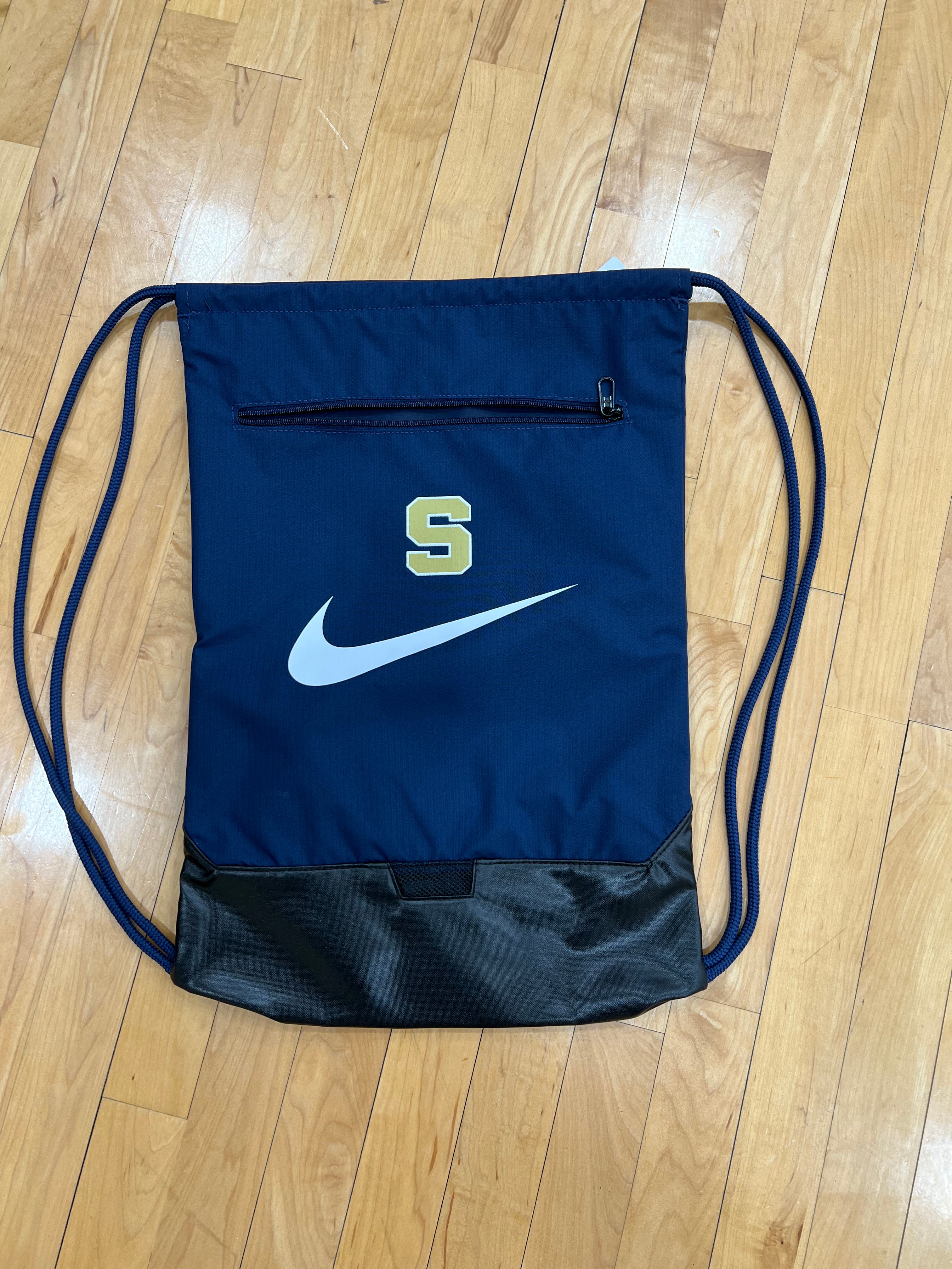 Ponte de pie en su lugar Tranvía máquina Nike Drawstring Bag – Salesianum School Store
