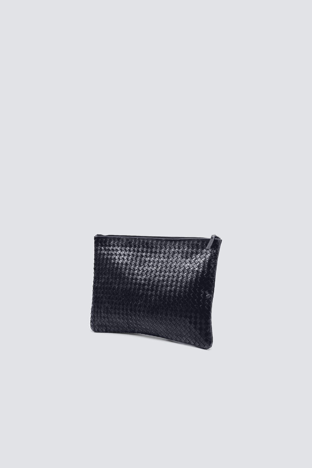 Dragon Diffusion - A4 Woven Leather Pochette Marine