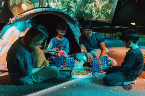 june holiday activities: camping at changi