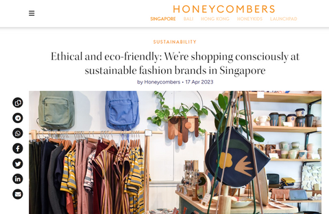 Honeycombers Feature : Nimbu is One of The Best Sustainable Fashion Brands in the Country!