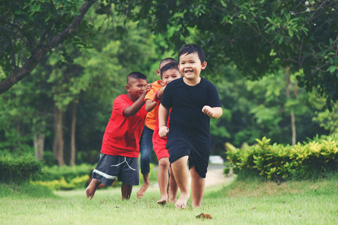 kids playing outside