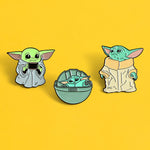 Pins Star Wars Baby Yoda - Pins Geek Bébé Yoda - Pins Mode Cool