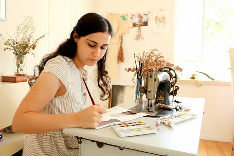 A Day in the Life of an Illustrator, Romi Lindenberg