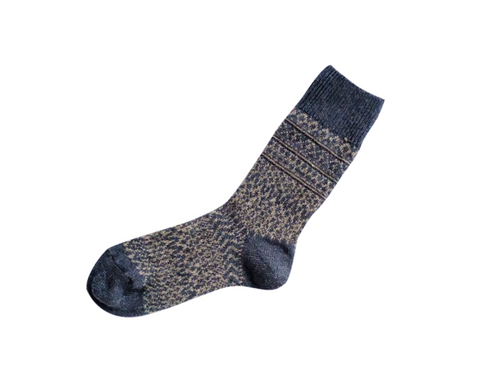 Knitwin wool jacquard socks