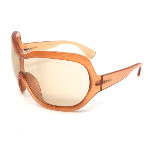 Prada Illusion Over-sized Shield Sunglasses - SPR05OGAD