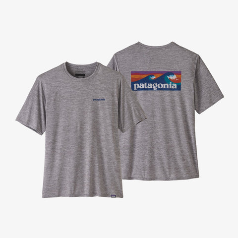 patagonia capilene cool daily graphic tee front and back view