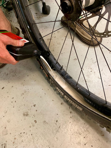 Replace y our mountain bike tubeless tire sealant regularly.