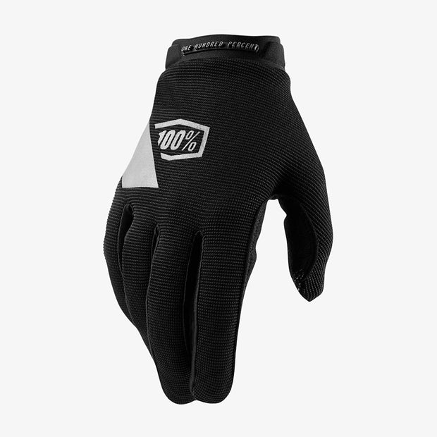 100 Percent - Geomatic Black Gloves