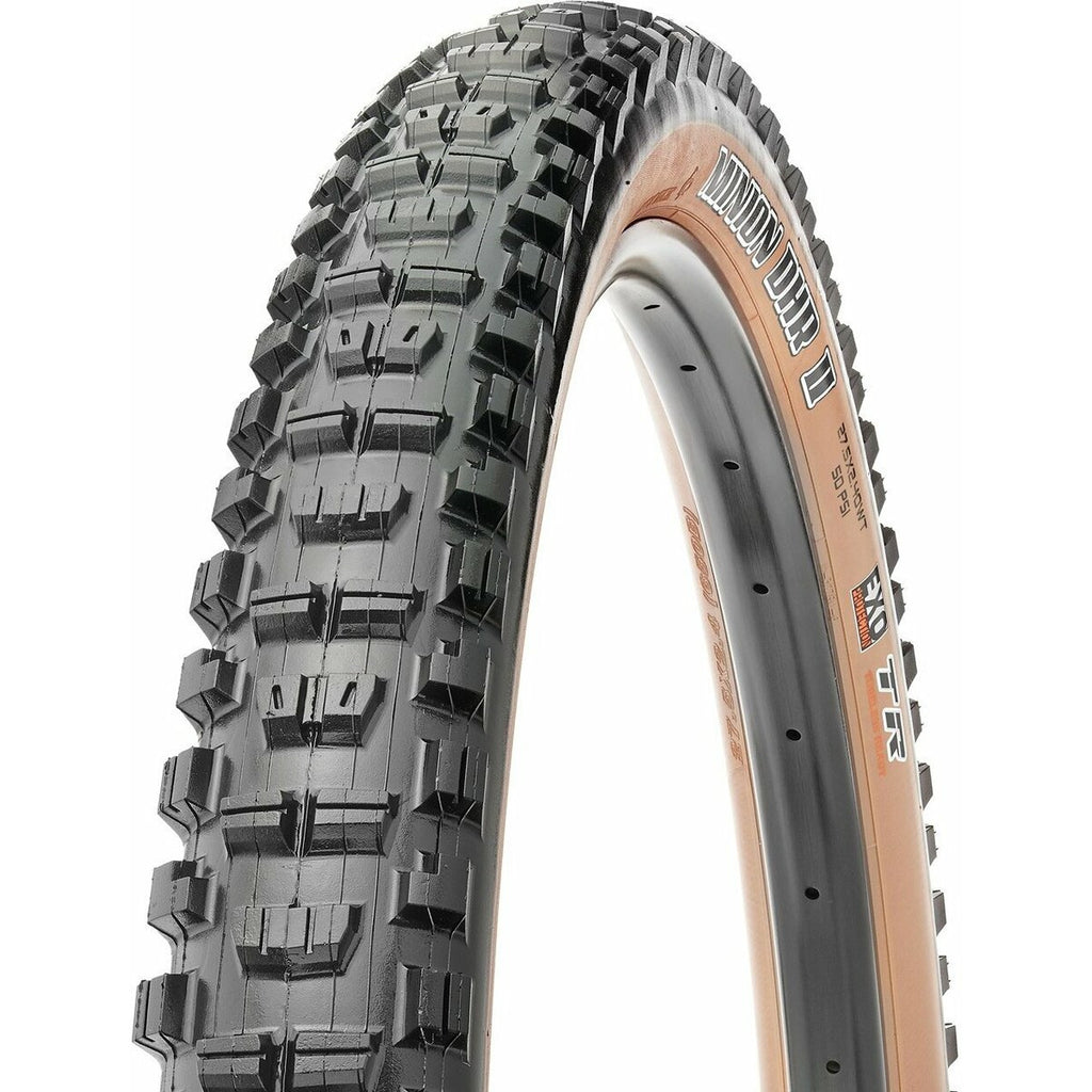 Path　–　Tire　Tan,　29　x　Tubeless,　2.4,　Minion　Black/Dark　Folding,　Bike　Shop　Maxxis　II　DHR　The