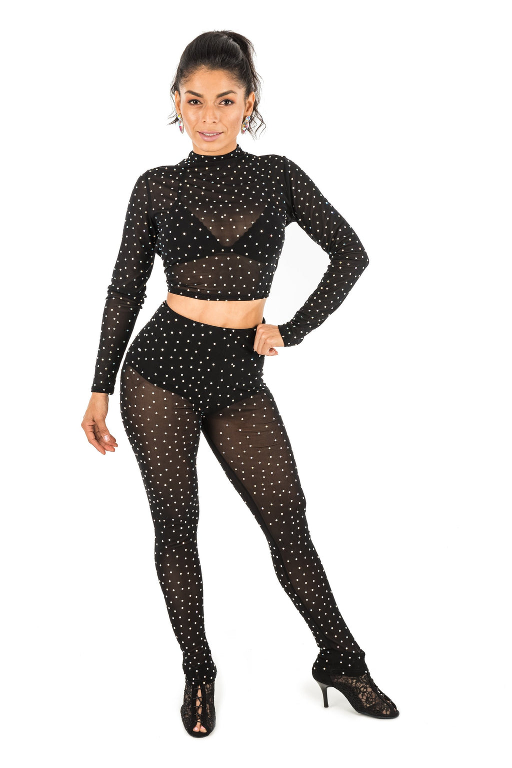 Long Sleeve lace rhinestone bodysuit with accents (620AW)  Long sleeve  lace, Lace bodysuit long sleeve, Dance outfits